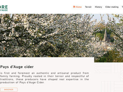 New digital and social environments for Pays d'Auge cider and Domfront perry.